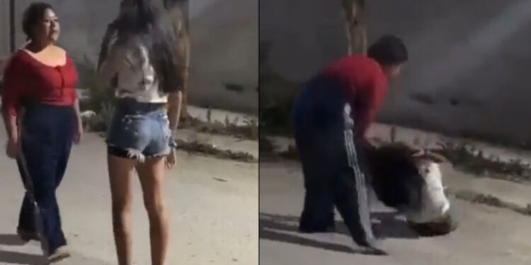 Video. “Me vale que llores”: da brutal golpiza a su hija para que aprenda a defenderse