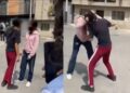 Video. ¡Terrible!, madres alientan a dos NIÑAS a pelearse a GOLPES