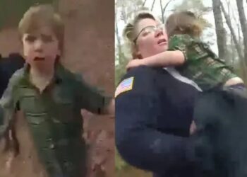 Video. NIÑO de 4 añitos se pierde en el bosque y su PERRO lo cuida hasta el rescate