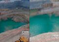Video. Manantial “recién nacido” sorprende a regios con sus aguas color turquesa