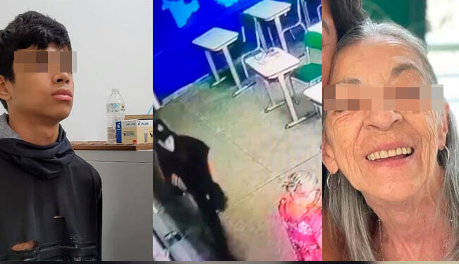 Imágenes fuertes: video en el que NIÑO apuñala y mata a maestra