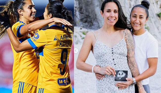 «Dos bebés en camino»: enamoradas jugadoras de Tigres anuncian embarazo