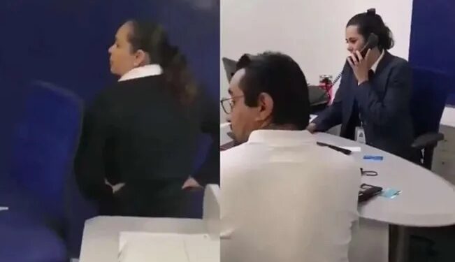 Video. “¡Me los vas a pagar tú!”: le roban 53 mil pesos al salir del banco y culpa a cajera