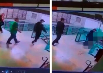 Video. Acusado de pornografía infantil se lanza de 3er piso para evitar prisión y muere