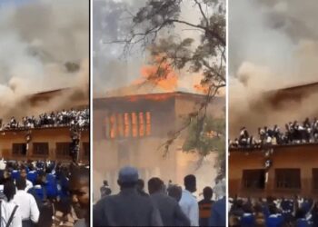 Video. Infierno en internado: niñas saltan de edificio para salvarse
