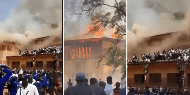 Video. Infierno en internado: niñas saltan de edificio para salvarse