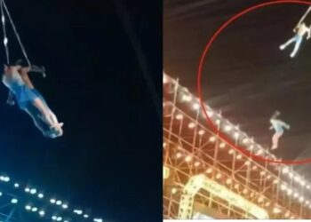 Video. ¡Trapecista CAE de las alturas en pleno show de circo y MUERE!