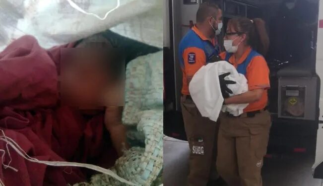 Tiran a un BEBITO recién nacido dentro de un costal en Guanajuato