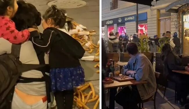 Video. Ofrecen dinero y disculpas a vendedora de churros agredida por la policía