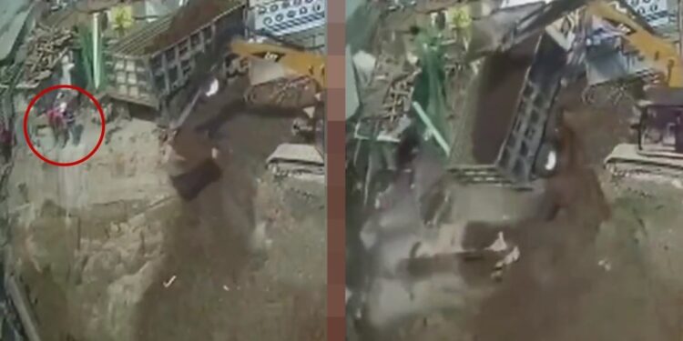 Video. Impresionante derrumbe en construcción que sepultó a trabajadores en CDMX