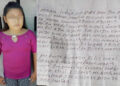 “Déjeme ser feliz con él”: nota de NIÑA de 11 años que escapó con “novio” de 35