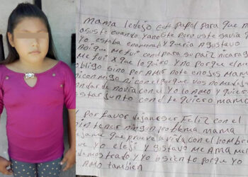 “Déjeme ser feliz con él”: nota de NIÑA de 11 años que escapó con “novio” de 35
