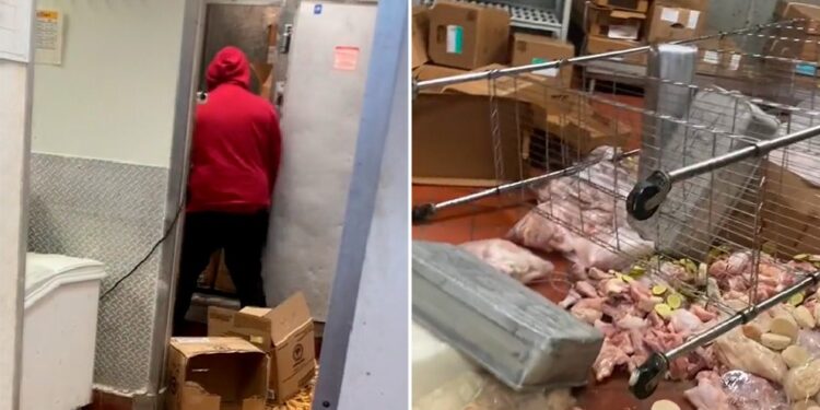 Video. Furioso sujeto DESTROZA restaurante por no PAGARLE en un mes