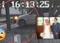 Video. Atropella al marido y a la amante al sorprenderlos, ¡en apasionado beso!