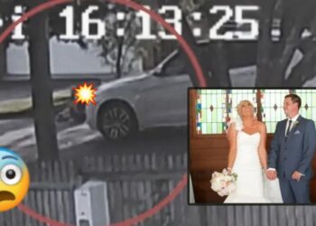 Video. Atropella al marido y a la amante al sorprenderlos, ¡en apasionado beso!