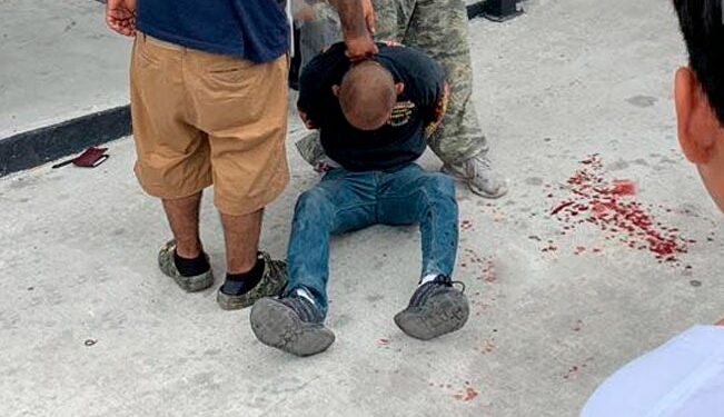 Indignados civiles «muelen» a golpes a asaltante que atacó a jovencita en Matamoros