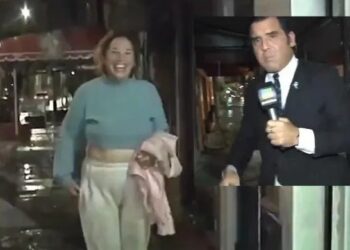 Video. Reportero del año: hablaba de mujer armada y ella se aparece ante él