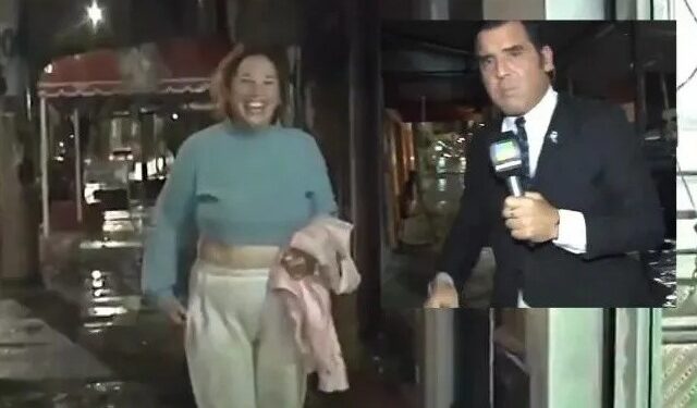 Video. Reportero del año: hablaba de mujer armada y ella se aparece ante él