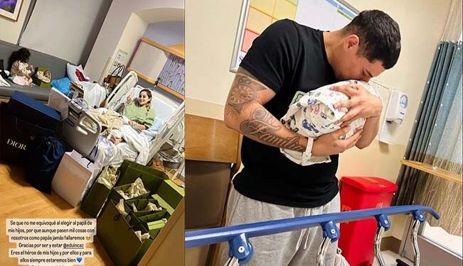 «Eres el héroe de mis hijos»: Daisy Anahy a Eduin Caz tras el nacimiento de su bebé
