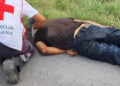 Sujeto es embestido por la MUERTE en la carretera Matamoros-Reynosa