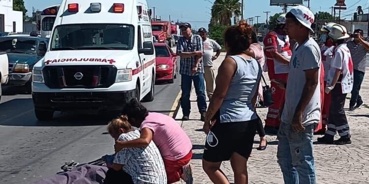 ¡Conductor «aplasta» y mata a hombre en silla de ruedas en Matamoros!