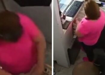 Video. ¡Sacó el ‘cobre’ luego, luego!: roba 750 mil pesos en su 2do día de trabajo