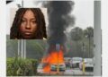 Deja a sus NIÑOS dentro del auto para ir a robar y ¡el coche ARDE en llamas!