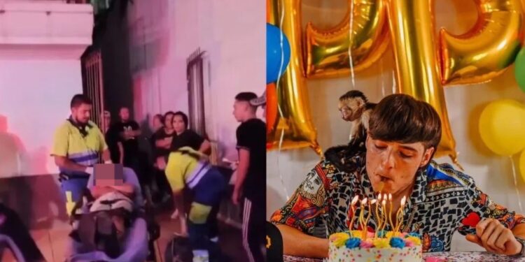 ¡Niño CAE de un techo al intentar ESPIAR la fiesta de cantante “Peso Pluma”!