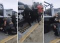 Video. “Machito” borracho GOLPEA salvajemente a mujer policía en Puebla