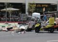 Video. Terror en Israel: atropella brutalmente a 7 personas y luego baja a apuñalarlas