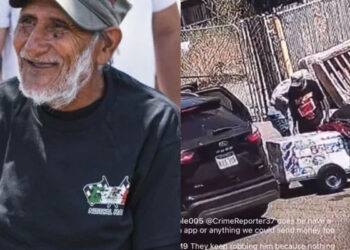 Video. “Me he quedado sin comer”: cobardes con pistola ASALTAN a ABUELITO ‘paletero’