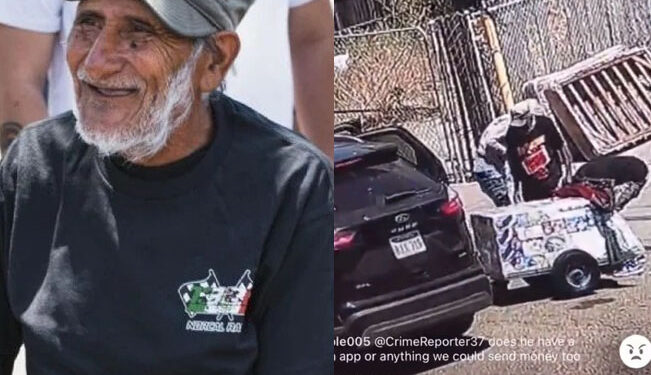 Video. “Me he quedado sin comer”: cobardes con pistola ASALTAN a ABUELITO ‘paletero’