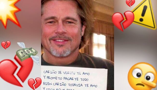 Estafa de amor: finge ser Brad Pitt, enamora a mujer y le quita 186 mil dólares