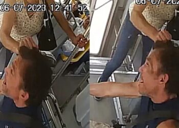Video. ¡Furiosa DESGREÑA a chofer de CAMIÓN por no hacer una parada!