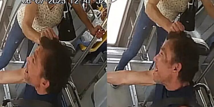 Video. ¡Furiosa DESGREÑA a chofer de CAMIÓN por no hacer una parada!