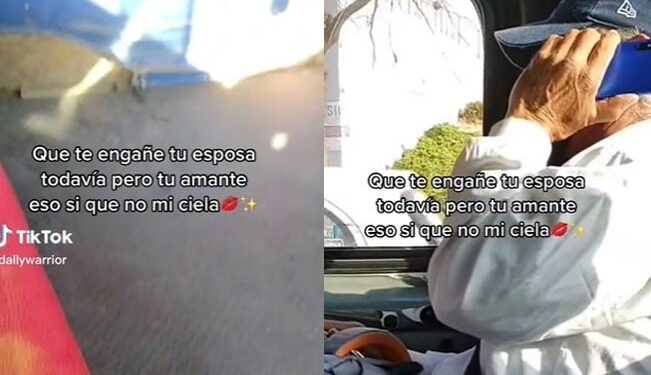 Video. “¡Respeta, yo respeto!”: infiel exige a su amante gritando al teléfono en la combi