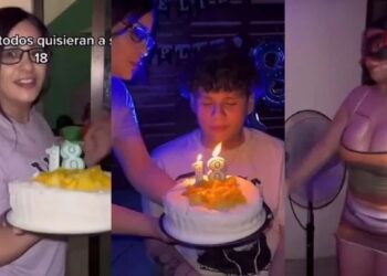 Video. “¡Lo que siempre habías deseado!”: mamá regala baile exótico al hijo