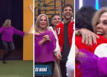 ¡Llega a LCDLF «la suegra de México»!, mamá de Nicola lo visita desde Perú