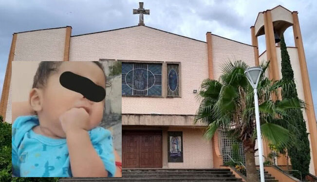 Abandonan a BEBÉ en iglesia de NL; sospechan ejecución de sus padres