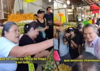 Video. “¡Tómese su foto y hágase a un ladito!”: ‘doñita’ a Marcelo Ebrard