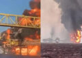 Videos. EXPLOSIÓN en plataforma de PEMEX: reportan 5 heridos y 4 desaparecidos