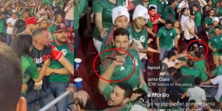 Video. Partido México vs Qatar se tiñe de rojo: aficionado apuñala a otro en riña