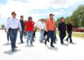 Alcalde da el «visto bueno» a obra de pavimentación finalizada en Río Bravo