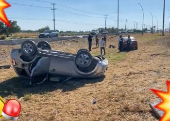 ¡BEBITA de 8 días resulta HERIDA en “carreterazo” entre 3 vehículos en Reynosa!