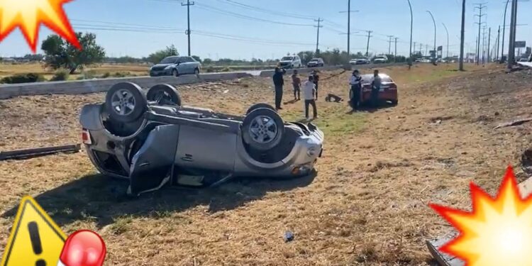 ¡BEBITA de 8 días resulta HERIDA en “carreterazo” entre 3 vehículos en Reynosa!