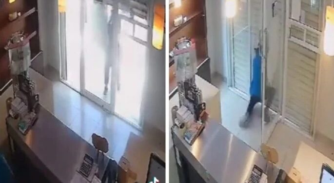 Video. ¡Empleada del año!, joven deja encerrado a ladrón y llama a la policía