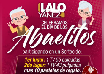 Alegran a ABUELITOS en su día ¡con gran rifa de TELEVISIONES! en Río Bravo
