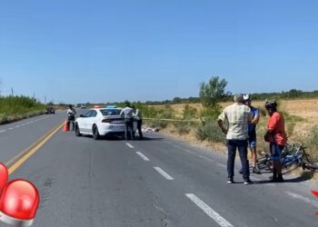 Arrolla y MATA a ciclista por ir viendo el ‘cel’, luego se fuga en Reynosa