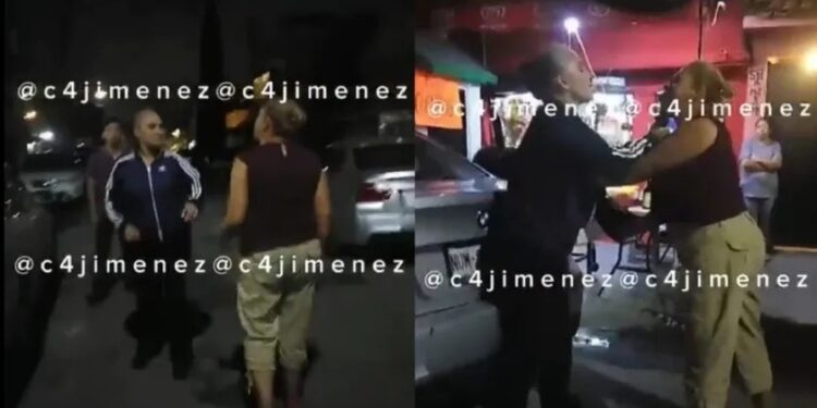 Video. ¡Un esquite con todo… y trancazos!, ‘damitas’ pelean en fila de los elotes