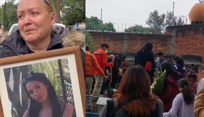 “¡Justicia para Ivana!”: entre lágrimas y gritos despiden a joven asesinada